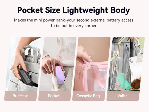 mini battery iphone charger