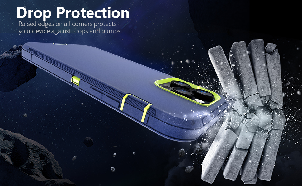 Shockproof/Drop/Dust Proof 3-Layer Protective Durable Cover for Apple iPhone 14 pro max