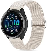 Nylon Bands Compatible with Garmin Forerunner 970 Watch Band/Forerunner 965 Watchband, Soft Farbi...