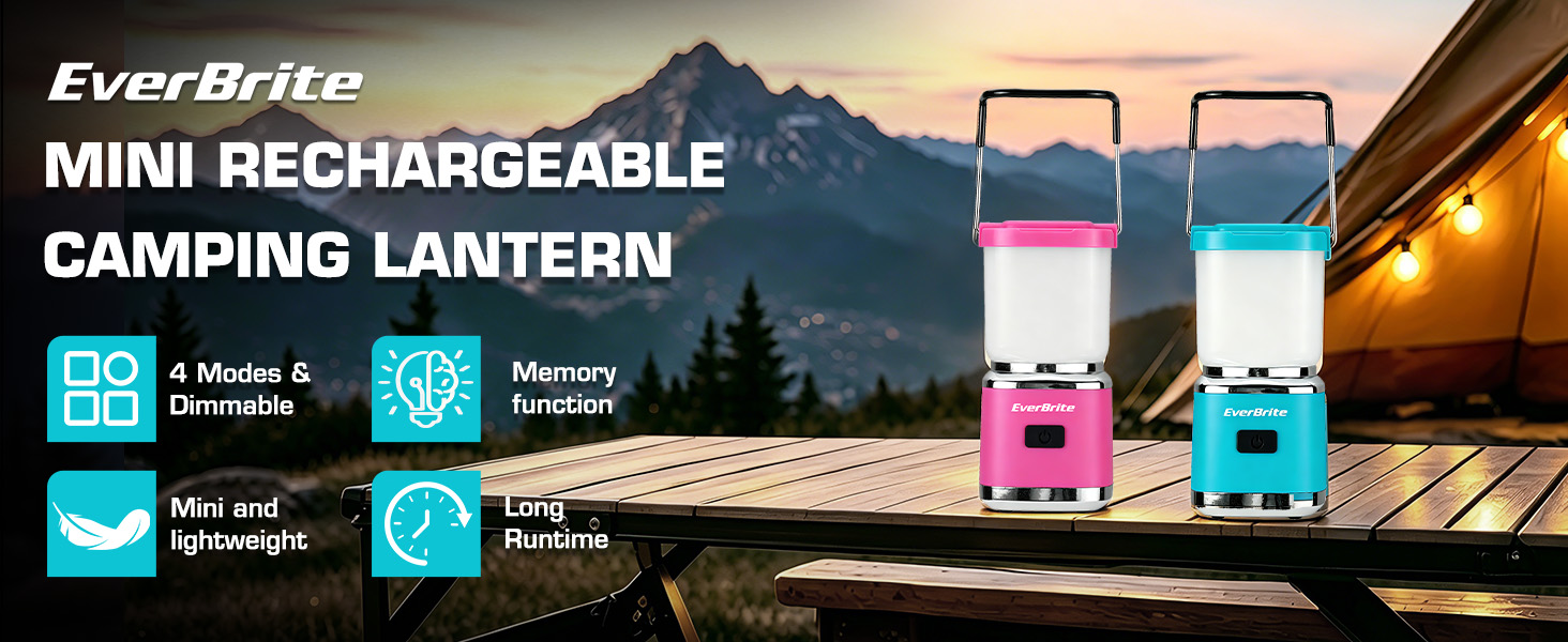 EverBrite Mini Rechargeable Camping Lantern