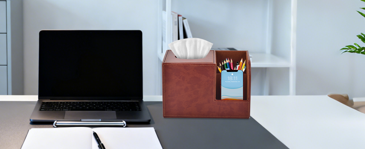 Square Tissue Box Cover Organizer