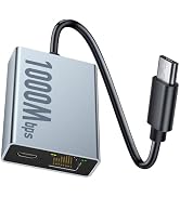 1000 Mbps Ethernet Adapter for Fire TV Stick, ELECTOP Micro USB to RJ45 Gigabit Ethernet Network ...