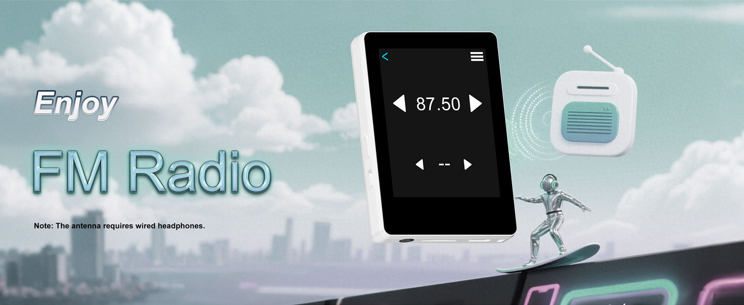 kids mp3 player, mp3 player for seniors, music player for elderly