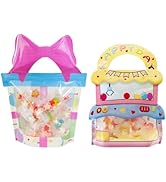 PABCK 20 Pack Clear Plastic Gift Bags Cartoon Goodie Bags 7.5x9.84 inch Candy Snack Cookie Packag...