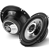 Suacopzar 6in 2-Way Coaxial Vehicle Speakers, Peak 400W (100W RMS) Car Audio Coaxial Speakers, Un...
