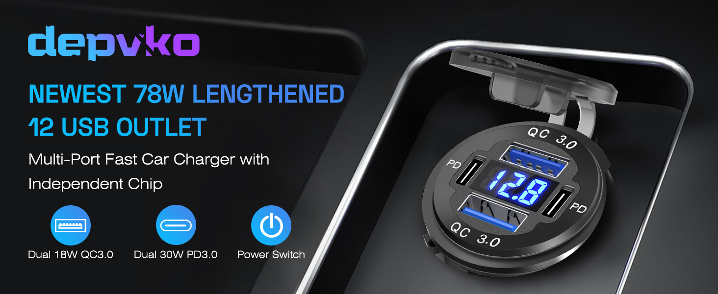 12V USB Outlet