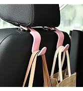 Toiyason Car Seat Headrest Hook Universal Vehicle Seat Hook Hangers Interior Storage Organizer fo...