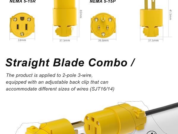 female extension cord ends