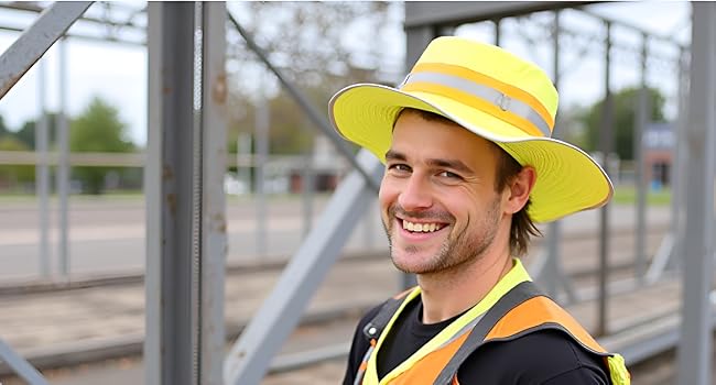 High Visibility Reflective Sun Hat