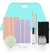 tiptopcarbon Wallpaper Smoothing Tool Kit for Contact Paper Adhesive Vinyl with Squeegees Knife a...