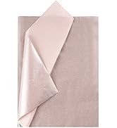 RUSPEPA Gift Wrapping Tissue Paper - Metallic Champagne Gold Tissue Paper for DIY Crafts,Pack Bag...