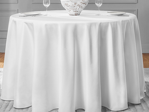 Size guide for white tablecloth