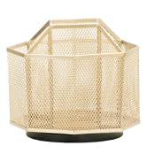 Exerz Desk Organizer/Mesh Desk Tidy Candy/Pen Holder/Multifunctional Organizer 360 Rotating