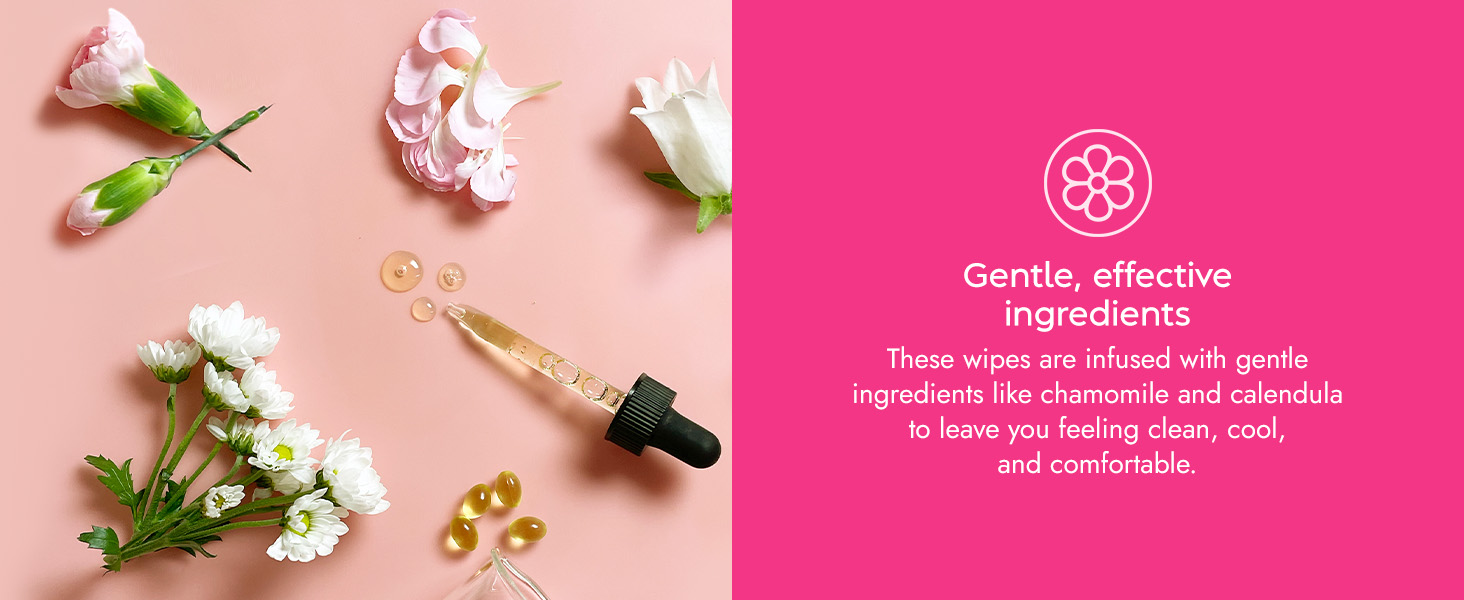 Gentle, effective ingredients - infused with chamomile and calendula