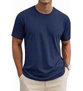 MAGNIVIT Men's Shirts Short Sleeve Cotton T-Shirt Crew Neck Light Tees Classic Basic Casual Tops ...