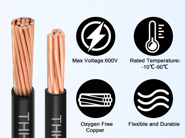 THHN Stranded Wire Black