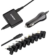 LVSUN Ultra Small 90w Laptop Car Charger Power Adapter Cigarette Lighter Power Supply with USB Po...