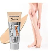 O’CHEAL Waterproof Leg Makeup Cream, No Transfer Tattoo Cover Up&Scar Concealer, Long Lasting Bod...