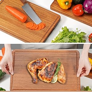 cutting board and tray