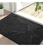 Yimobra Front Door Mat Outside Entrance 29.5x17, Absorbent Doormat, Stain and Fade Resistant, Hea...