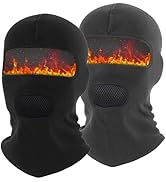 voofly Balaclava Ski Mask Winter Thermal Face Cover for Men Women Windproof Neck Warmer for Hikin...