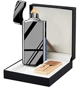 SKRFIRE Upgraded Electric Arc High-Power Plasma Lighter with Touch Ignition, Digital Battery Disp...