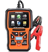 Foxwell BT60 Bluetooth Battery Tester, 12V Car Battery Load Tester, Cranking Charging System