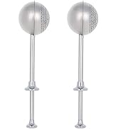 HULISEN Set of 2 Flour Duster for Baking, Powdered Sugar Shaker Duster, 18/8 Stainless Steel Pick...