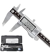 KETOTEK Digital Caliper 6 Inch Measuring Tool, Stainless Steel Electronic Vernier Calipers, Digit...