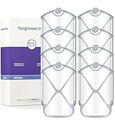 Husaco Flying Insect Trap Refills & 8 Cartridges, Compatible with ZEVOM364A Refill (8 Cartridges)