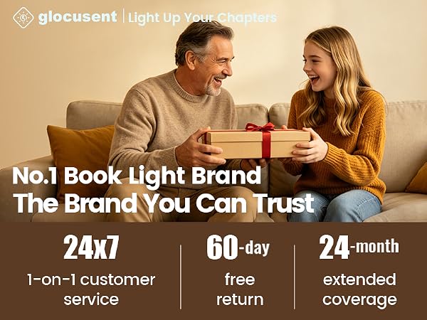 Book Light Brand The Brand You Can Trust gift for friends family birtiday man women
