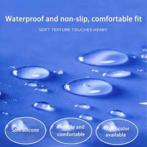 swim cap swimming women caps hair long waterproof girls men black hat braids silicone ear protection