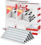1InTheOffice Standard Staples, Staples for Stapler, Replacement Staples, 1/4" Leg Length, 5,000 S...