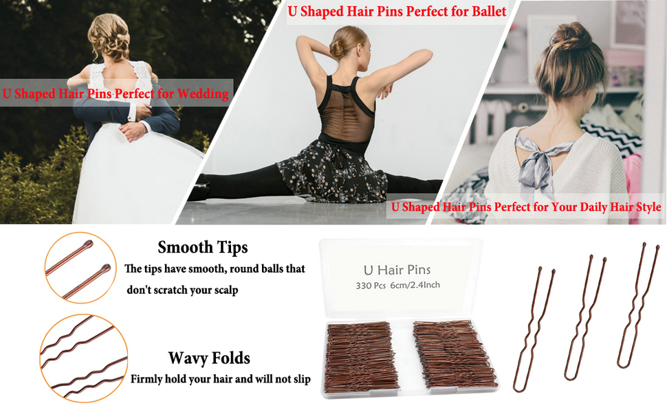u shaped hair pins