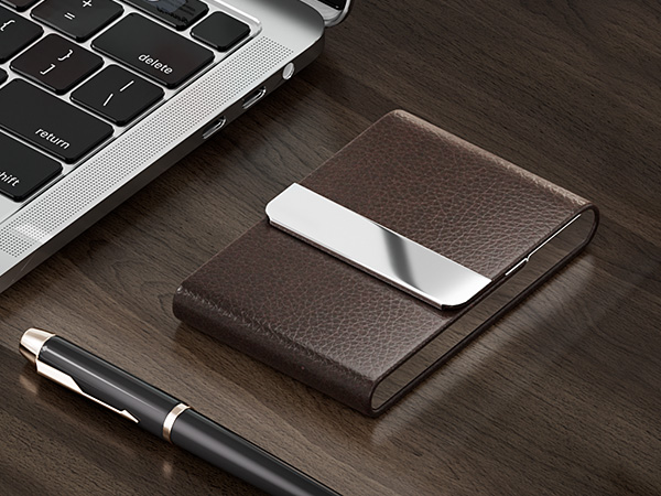 PU Leather Business Card Case
