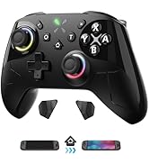 FASTSNAIL Wireless Controller for Nintendo Switch 2/1/OLED, Hall Effect Joystick P-Controller wit...