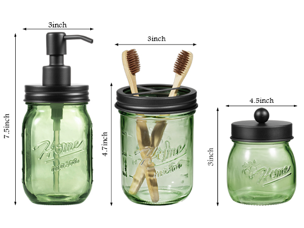 Countertop bathroom set