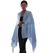 RUI VTRON Womens Scarf Pashmina Shawls and Wraps for Evening Dresses Like chiffon Silk Scarf for ...