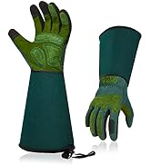 Vgo... 1 Pair Gardening Gloves Unses,Safety Work Gloves,Long Sleeves Gauntlet,Puncture-proof,Thor...