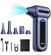 Rosewill Electric Air Duster - 130,000 RPM Super Power Cordless w/Turbo Mode, 4-Gear Adjustable M...