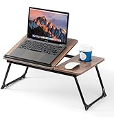 Laptop Desk for Bed Couch, Adjustable Foldable Bed Table with Cup Holder, Breakfast Serving Tray,...