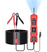 AERMOTOR 6V-48V DC Car Power Circuit Probe Tester with Dual LED Lights,Circuit Tester Automotive,...