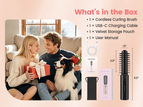 Cordless Hair Curler Iron