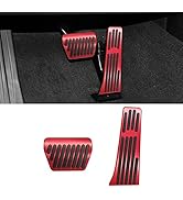 Jaronx Compatible with BMW Pedal Covers, No Drill Pedal Pads Anti-Slip Foot Pedals for 1' F20/2' ...