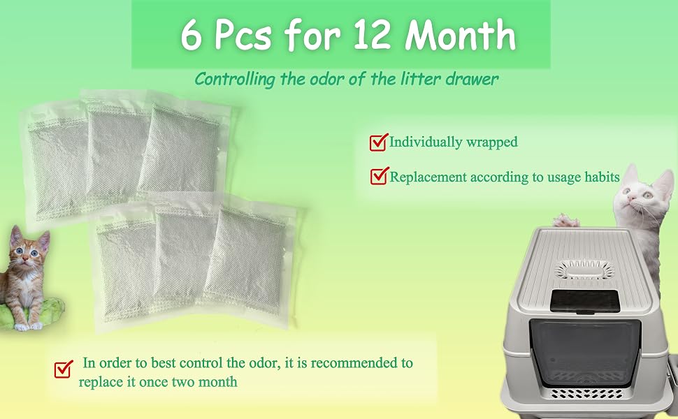 Activated Charcoal Odor Absorber Bags