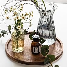 round wood tray