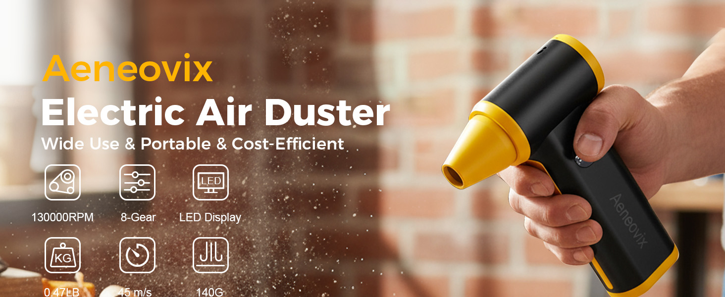 rechargeable compressed air duster usb air duster cordless air duster portable air duster