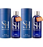ScentHorizon Sandalwood SW08 Hotel Diffuser Oil Refill, 2 x 10.14oz (300ml) | Geranium & Sandalwo...