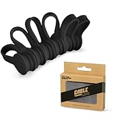 Xuuza Silicone Magnetic Cable Ties, Reusable Cord Ties Twist Ties Wire Management For USB Chargin...