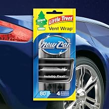 Little Trees New Car Scent Vent Wrap Air Freshener 4 pack